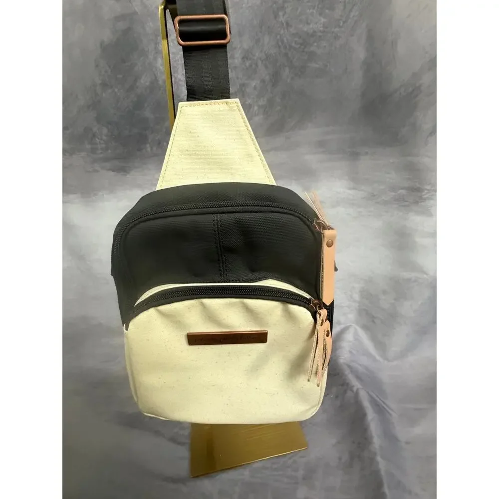 Petunia PIckle Bottom Criss Cross Sling Bag - Excellent Condition
